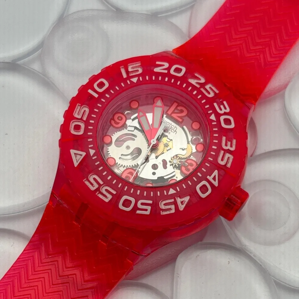 Swatch Watch - SUUP100 - DEEP BERRY